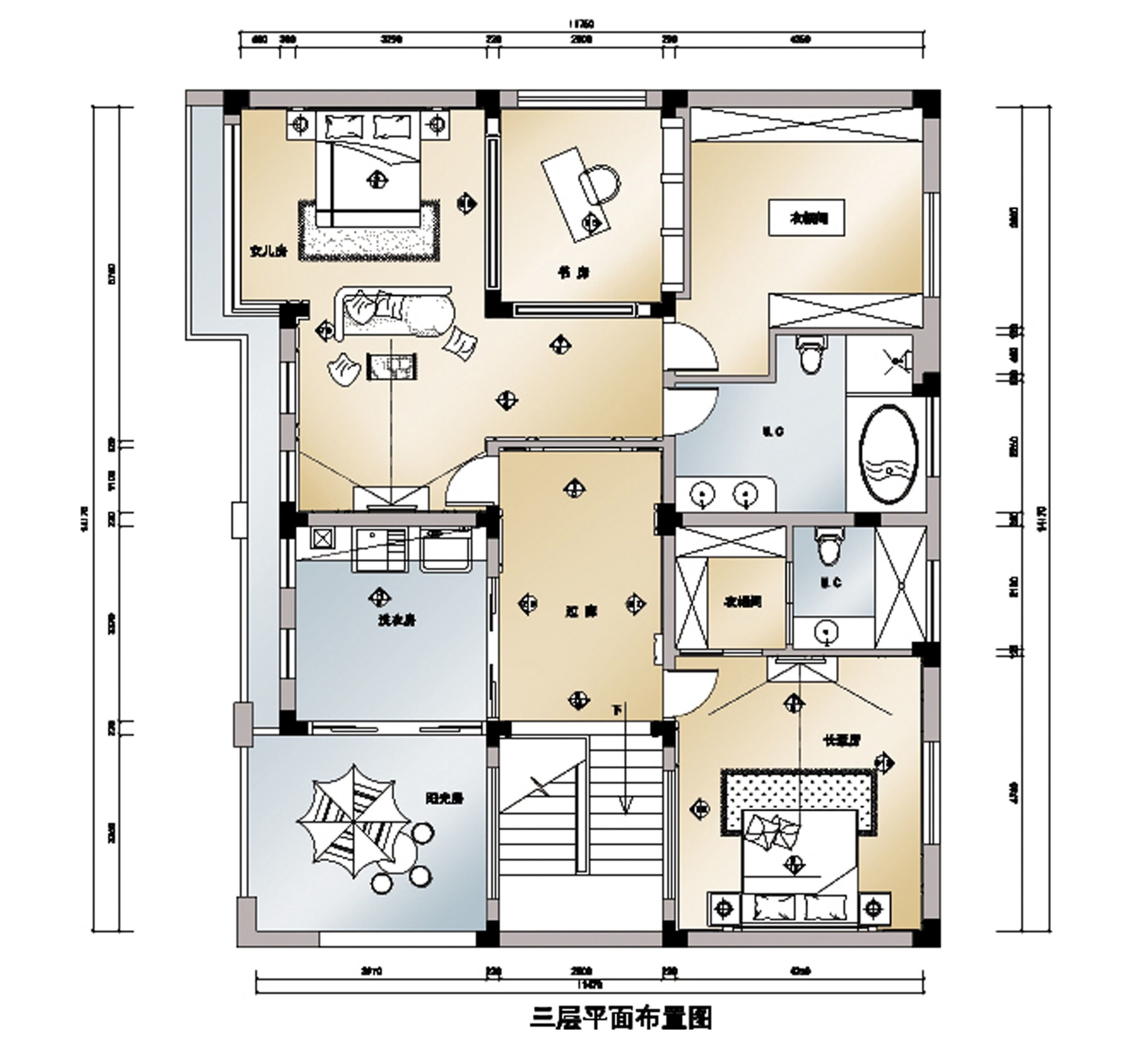 建筑空间组合平面图图片